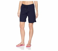 Nautica Women&#39;s Solid 9&quot; Stretch Boardshort, Deep Sea Navy Blue, Large 8... - £34.49 GBP