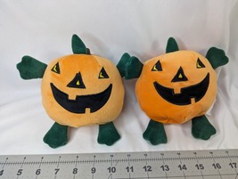 Bass Pro Shops Pumpkin Plush 7 Inch Lot of 2 Stuffed Animal Toy - £11.77 GBP