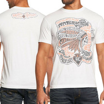 Affliction AC Outlaw A10098 Indian Skull Chief Poster Men T-Shirt White New S-3X - £39.40 GBP