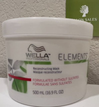 Wella Professionals Elements Reconstructing Mask 16.9 oz (New, Original) - £21.51 GBP