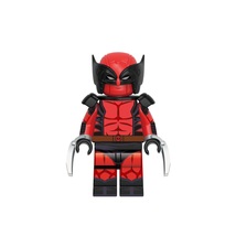 Wolverinepool Deadpool &amp; Wolverine Lego Compatible Minifigure Bricks Toys - £2.61 GBP