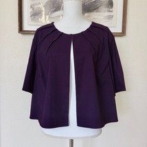 Vintage Maggie Barnes Jacket Plus Size 24W Purple Sunburst Neckline Hook... - $31.47