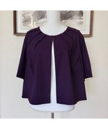 Vintage Maggie Barnes Jacket Plus Size 24W Purple Sunburst Neckline Hook... - $31.47