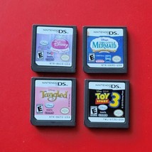 Nintendo DS Little Mermaid Princess: Enchanting Tangled Toy Story Lot 4 Disney - £26.24 GBP