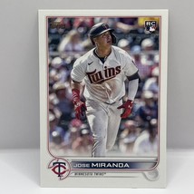 2022 Topps Update Series Baseball Jose Miranda Base RC US120 Minnesota Twins - £1.57 GBP