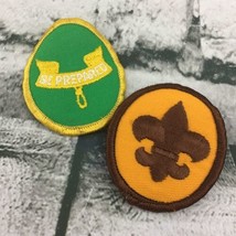 Vintage Boy Scouts Of America Rank Badges Woven Patches Lot Of 2 - $14.84