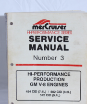 90-848294 MerCruiser Hi-Performance Service Manual Number 3 GM V-8 Engine - £33.97 GBP