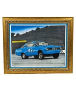 Richard Petty 43 JR 1965 Plymouth Barracuda Frederick Signed Print 209/500 - $239.02 CAD
