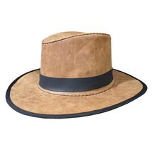 1980&#39;s Western Cowboy Leather Hat - £179.85 GBP