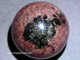 Red Garnet Sphere, 2.8 inch Almandine Sphere, Garnet Sphere, Genuine Roc... - $325.00