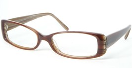 Jones New York J608 Bro Str Brown Striped Eyeglasses 54-16-135mm (Lens Missing) - £18.98 GBP