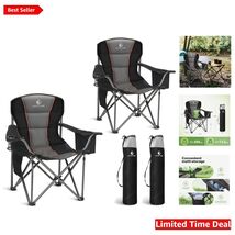 Versatile Heavy Duty Outdoor Chair - 450 LBS, Padded Comfort, and Storage - $279.13