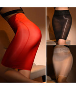 Sexy Women Sheer Shiny Bodycon Short Dress See Through Lace Waistband Mi... - £6.74 GBP