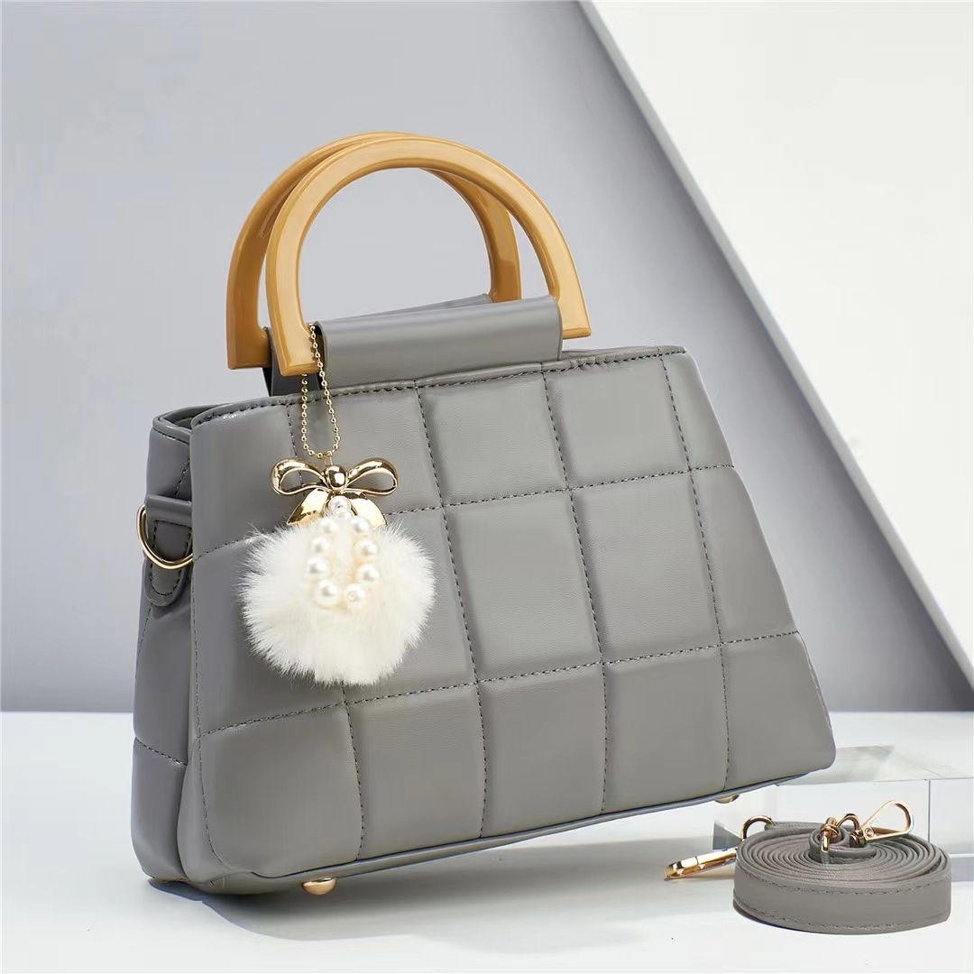 Embossed Bamboo Joint Hand Fashion Bag Casual Shoulder Women's Crossbody Handbag