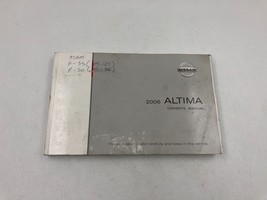 2006 Nissan Altima Owners Manual Handbook OEM A02B09011 - $13.49