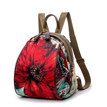 2019 New Women&#39;s Backpack High Quality Youth Waterproof OxFlower Pendant Backpac - £31.90 GBP
