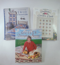 Quilt in a Day Series: Trio Treasured, Grandmothers Garden &amp; Through Seasons - £10.43 GBP