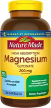 Nature Made Magnesium Glycinate 200 mg per serving, Dietary Supplement for Muscl - £57.54 GBP