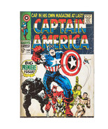 Captain America Comic Wood Wall Art Home Decoration Theater Media Room Man Cave - $24.99