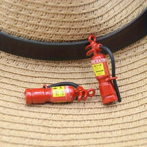 Dollhouse Miniature Metal Fire Extinguisher Realistic 1/12 Scale ( 1 Piece) - $3.82