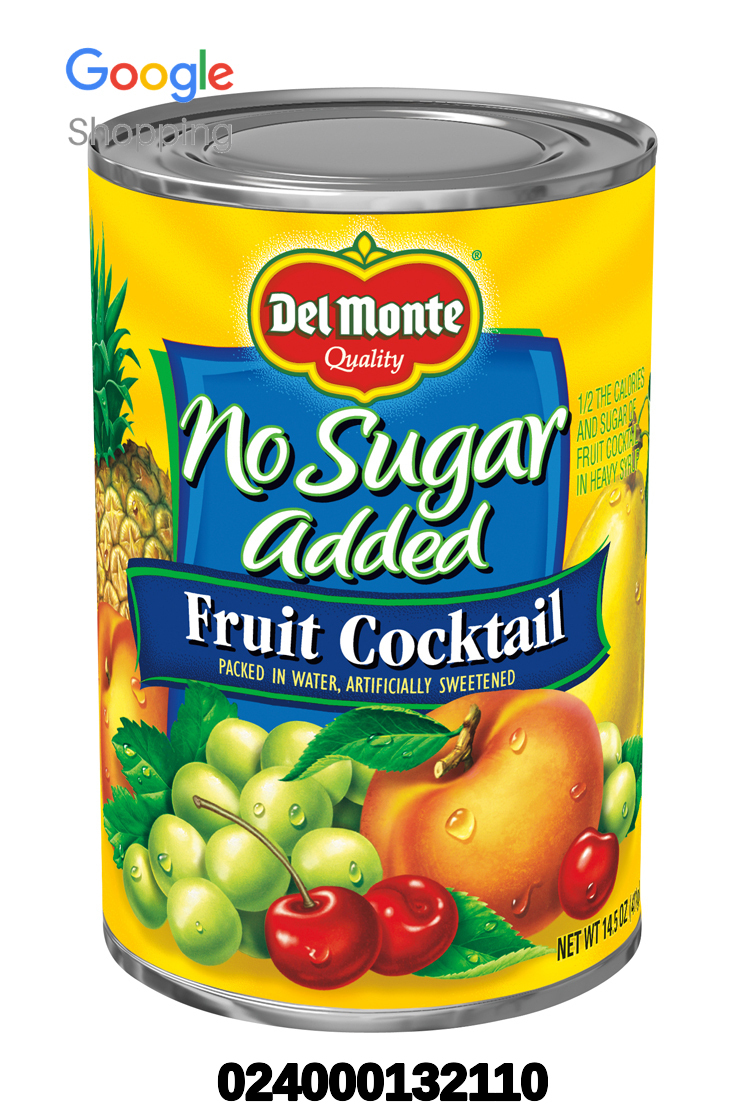 UPC 024000132110 - Del Monte Canned Fruit Cocktail, No Sugar ...14 Ounces, 6 Pak - $28.00