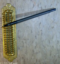 Vintage KIMHAR Fountain Pen Holder metal coil spring style - $155.73