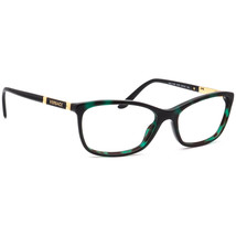 Versace Eyeglasses MOD. 3186 5076 Green Havana/Black Frame Italy 54[]16 140 - £78.30 GBP