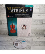 New Directions For Strings Cello Book 1 w/ CD Comprehensive String Method - $8.11
