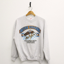 Vintage Arkansas River Colorado Rafting Browns Canyon Sweatshirt Large - £52.46 GBP