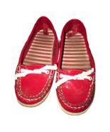 Gymboree Red Boat Shoes Sz 10 Little Girls - $15.78 CAD