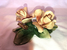 Capodimonte 2 Pink Roses Figure - $29.99