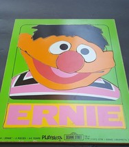 Sesame Street ERNIE Wood PUZZLE 8 pieces Muppets Vintage Playskool 1973 - $18.05