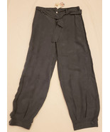 Johnny Was Jackie Cropped Utility Pant Sz.12 Charcoal Gray - £106.02 GBP