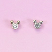 Disney Mickey Mouse Pierced Earrings .25&quot; wide - £3.84 GBP
