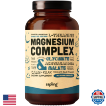 Magnesium Glycinate Complex - Chelated Mg Glycinate Malate Supplement - $45.00