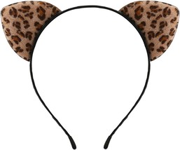 Cat Ears Headband Cat Leopard Leopard Ears Headband for Women and Girls ... - $22.23