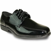 Jean Yves Oxford Double Runner Square Toe w/ Lace Up Closure Patent Tuxedo Shoes - £64.73 GBP