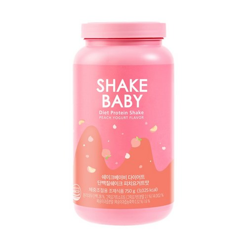 Primary image for Shake Baby Diet Shake Peach Yogurt Flavor, 1EA, 750g