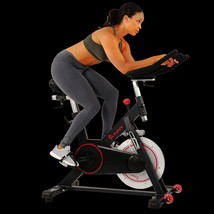 Magnetic Belt Drive Indoor Cycling Bike with High Weight Capacity &amp; Tabl... - $766.07