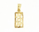 &quot;mom&quot; Unisex Charm 14kt Yellow Gold 375404 - $49.00