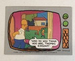 The Simpsons Trading Card 1990 #49 Homer Bart Maggie &amp; Lisa Simpson - $1.97