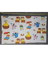 Vintage Sesame Street Muppet Characters Muppets Inc Sheet Fabric Piece 5... - $56.07 CAD