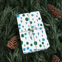 Hearts and Balls Custom Gift Wrap Paper Eco Friendly - $12.00