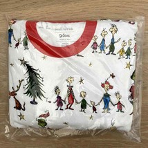 Pottery Barn Adult Dr. Seuss&#39;s The Grinch Christmas Pajama Set Small NWT - $61.67