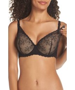 Le Mystere 163 Sexy Mama Underwire Nursing Bra Sz 32D Black - $26.33