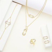 MarchTrend of Gold Jewelry Sets for Women Accessories Jewelry sets Necklace Earr - £43.12 GBP