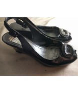Womens Shoes Clarks Size 5 UK Synthetic Black Heels - £16.95 GBP