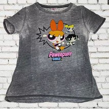 The Powerpuff Girls Jersey  T-Shirt Short Sleeve Cartoon Network Womens Large - £6.21 GBP