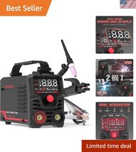 Compact 125A Multi-Mode Welder with Hot Start &amp; LED - Perfect for Beginners - $155.17