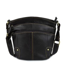 100% Cowhide Women Crossbody Bag Genuine Leather Small Messenger Bags For Ladies - £52.99 GBP